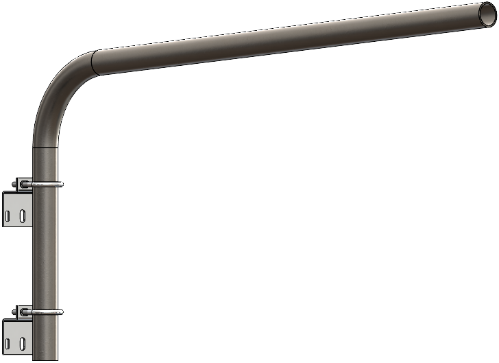 Crosse simple pour candélabre