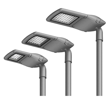 Détail du luminaire LED routier