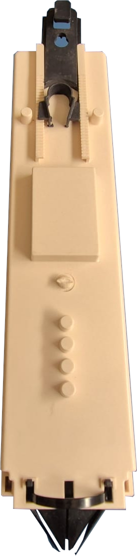 Boîtier pied de mât Volta Box, vue intérieure